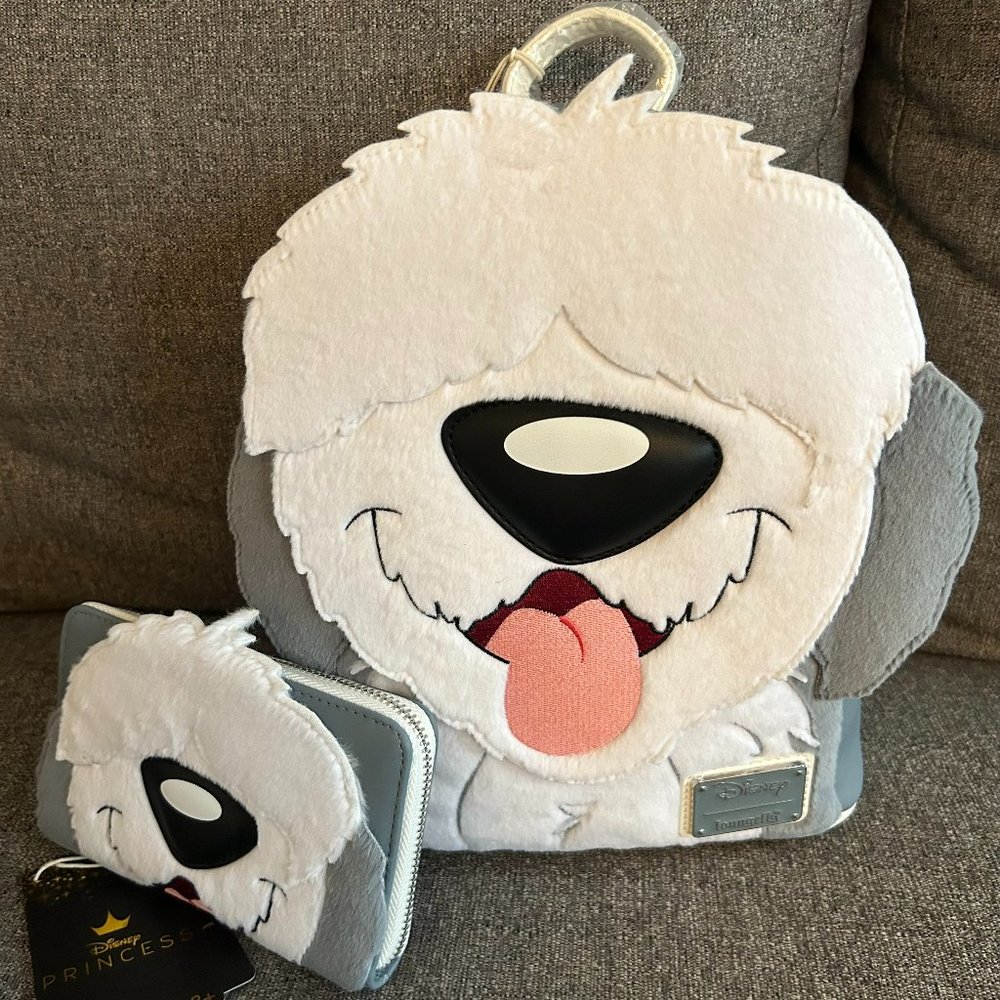 Loungefly Disney The Little Mermaid Max Cosplay Mini Backpack and Wallet